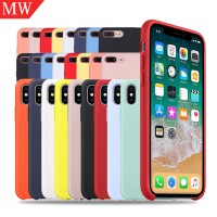 Wireless Charge Ultra thin Liquid Silicone Case For iPhone X With Retail Package Silicone Cover